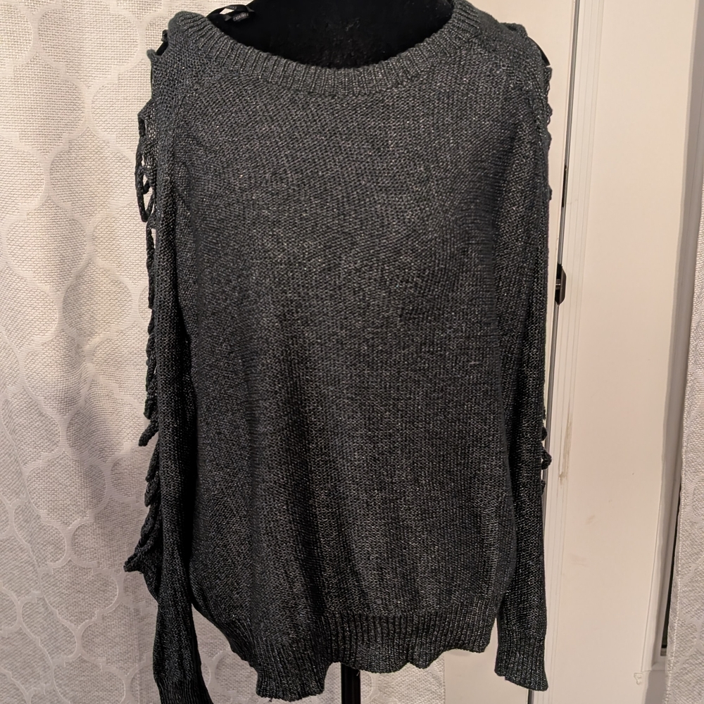 Forever 21 Charcoal Knit Sweater